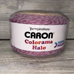 Yarnspirations Caron Colorama Halo Magenta & Mandarin Acrylic Blend Yarn 481 Yd